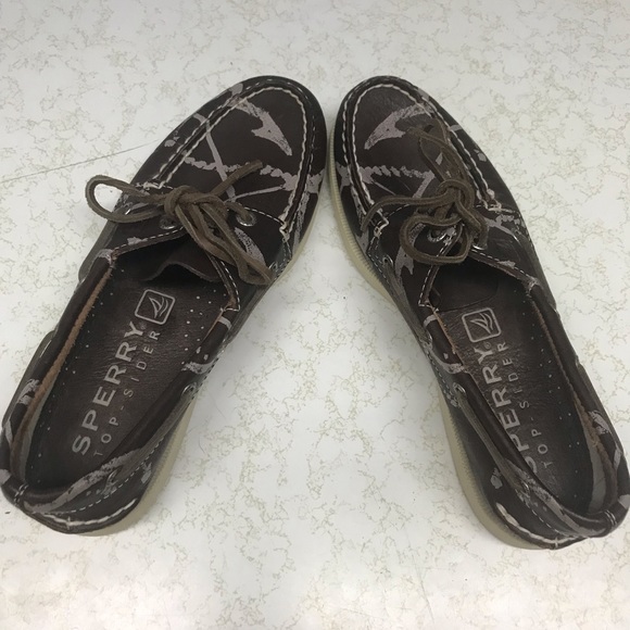 Sperry Other - Sperry Top-Sider Shoes. Brown with Pink Nautical Accents. Men’s 7M.